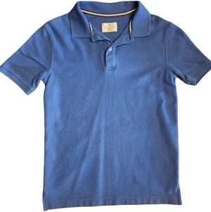 CLASS CLUB Royal Blue Polo Shirt Big Kid Sz 10-12 Unisex Cotton Polyester Blend